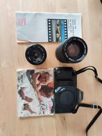 Canon T70 met vivitar 28mm 2.8 en Vivitar 35-105mm, Ophalen of Verzenden, Gebruikt, Spiegelreflex, Canon