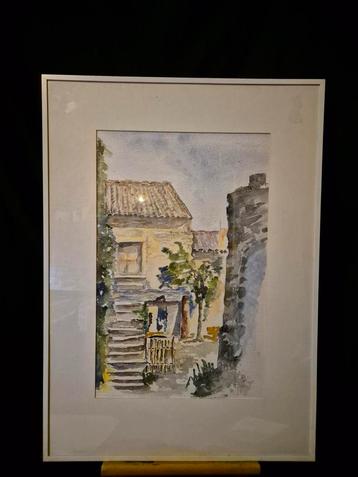 Mooie aquarel beschikbaar voor biedingen