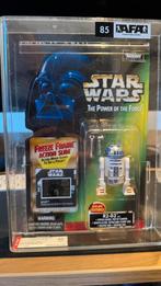 Star Wars R2-D2 Freeze Frame op POTF2 kaart  *AFA 85 Graded*, Ophalen of Verzenden, Zo goed als nieuw, Actiefiguurtje