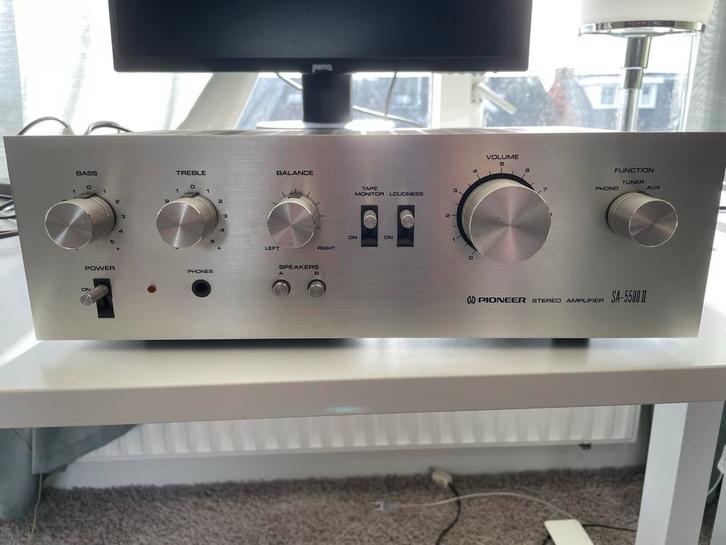 Pioneer SA-5500II Stereo Versterker - Vintage, Audio, Tv en Foto, Versterkers en Receivers, Gebruikt, Stereo, Minder dan 60 watt