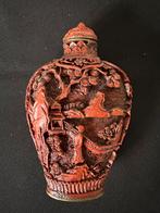 Cinnabar snuiffles | sniff bottle | sniffbottle, Ophalen of Verzenden