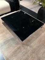 Moderne Zwarte Salontafel, Ophalen, Gebruikt, 100 tot 150 cm, Vierkant