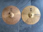 Paiste Brass Tones Hihat 14” top en bottom, Muziek en Instrumenten, Ophalen of Verzenden, Gebruikt, Overige merken