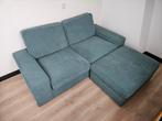 Mooie ikea bank met hocker, Ophalen, 150 tot 200 cm, Tweepersoons, 75 tot 100 cm