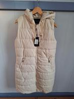 Mooie lange beige "Big Dart" dames bodywarmer. Mt.M. Nieuw!, Kleding | Dames, Bodywarmers, Maat 38/40 (M), Big Dart, Beige, Nieuw