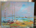 Schilderij H. Leermans-boot, Antiek en Kunst, Ophalen of Verzenden