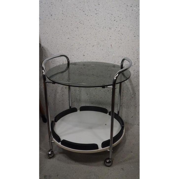 Vintage dranktafeltje - seventies, Huis en Inrichting, Woonaccessoires | Etagères, Gebruikt, Ophalen