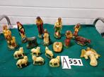 Kerststal beelden vintage antiek ,[a551], Diversen, Kerst, Ophalen of Verzenden