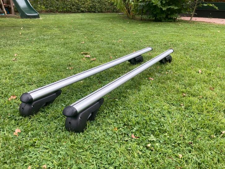 Dakdragers Brio aluminium 120cm menabo, Auto diversen, Dakdragers, Zo goed als nieuw, Ophalen of Verzenden