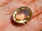 Vanoli 925 zilveren ring met citrien maat 18,25, Sieraden, Tassen en Uiterlijk, Ringen, Daiva1973@hotmail.com, 18 tot 19, Vanoli