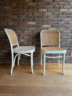 Stoel stijl Thonet 811 webbing rug en zitting, Huis en Inrichting, Stoelen, Ophalen, Gebruikt, Twee, Wit