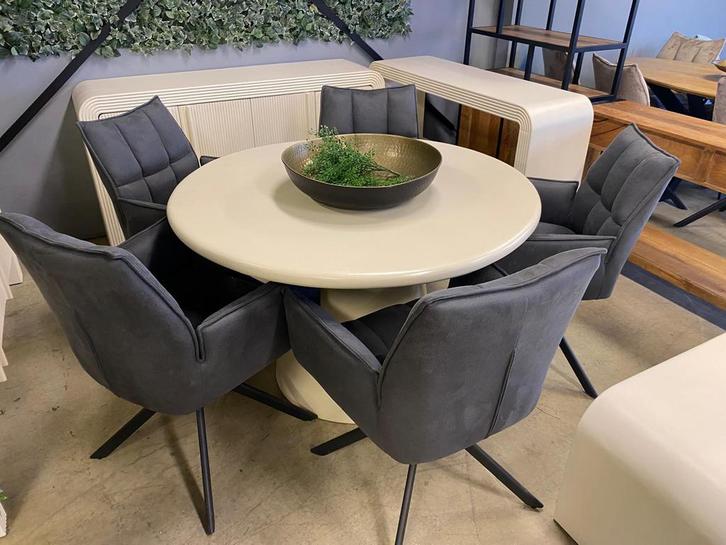 LAATSTE 5! Bij chefmeubel 199- naar 75,00! Stoelen antraciet, Huis en Inrichting, Stoelen, Zo goed als nieuw, Ophalen