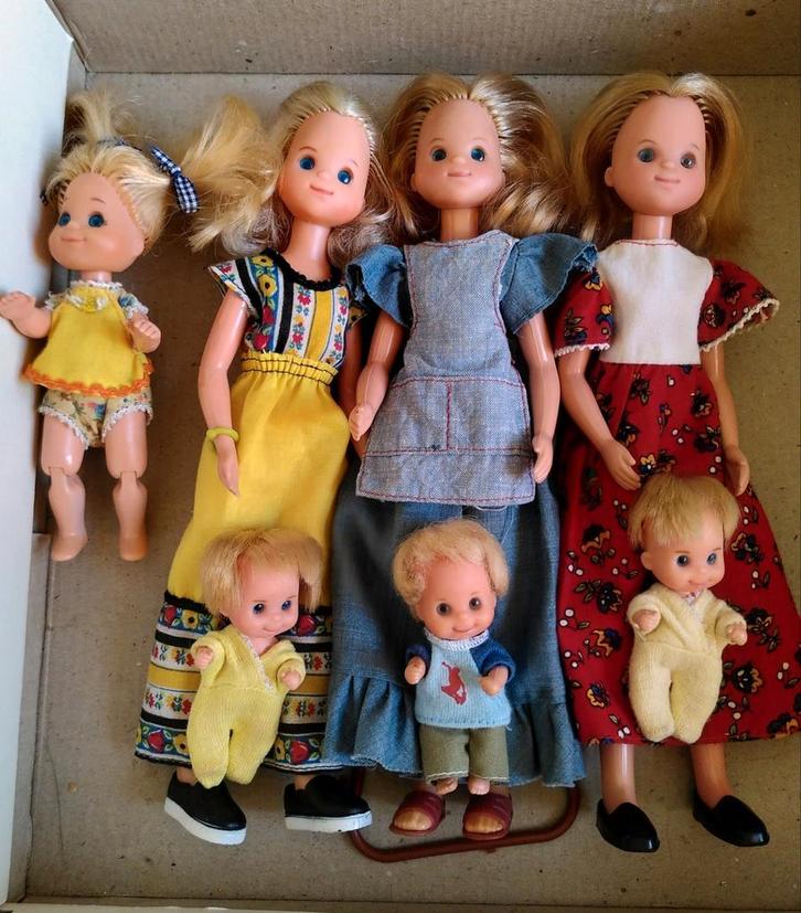 SUNSHINE FAMILY 🌞 Vaders Moeders Zusje Broertjes 🌞 MATTEL, Kinderen en Baby's, Speelgoed | Poppen, Gebruikt, Barbie, Ophalen of Verzenden