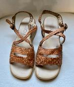 Freedom leren sandalen met sleehakje - maat 36, Bruin, Freedom, Gedragen, Sandalen of Muiltjes