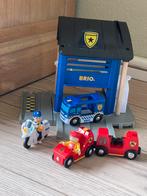 Brio Politiestation 33813, motoragent 33861 en brandweerauto, Ophalen of Verzenden, Zo goed als nieuw
