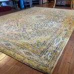 Trendy Vintage Tabriz vloerkleed - 290 x 200 – Geel, Www.ttmwonen.nl, Ophalen of Verzenden, 200 cm of meer, Info@ttmwonen.nl