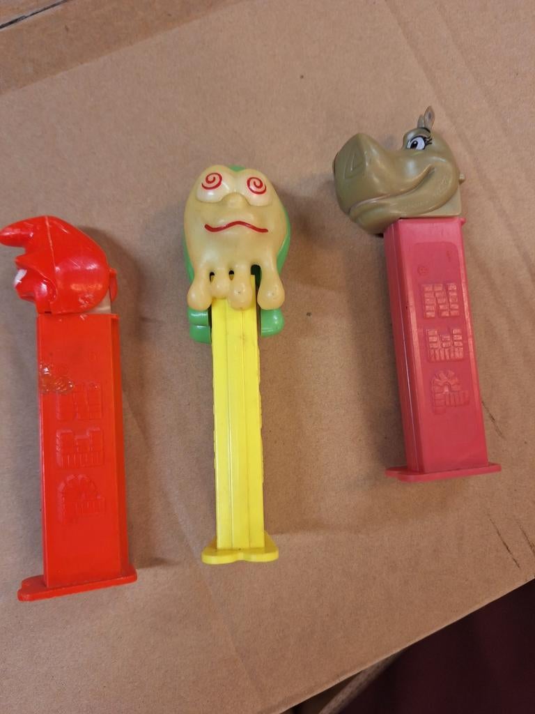 3 Vintage PEZ Dispensers / Houders, Ophalen of Verzenden