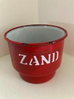 Brocante, rood emaille bakje Zand, Antiek en Kunst, Curiosa en Brocante, Ophalen of Verzenden
