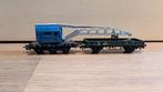 Märklin Kraan Donker Blauw, Wisselstroom, Wagon, Ophalen of Verzenden, Zo goed als nieuw