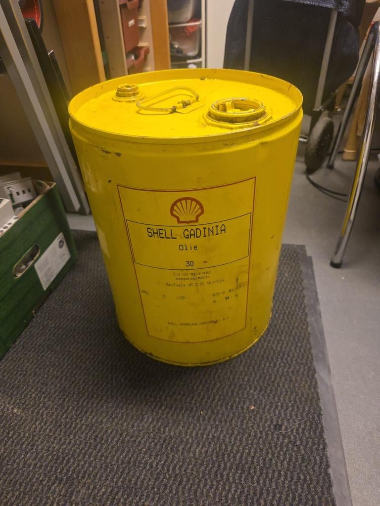 Shell Gadinia Olievat - Mancave Decoratie, Ophalen of Verzenden