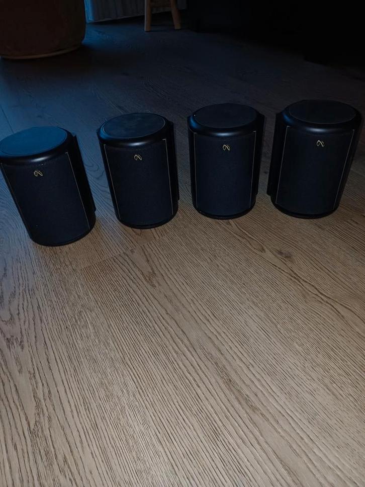 Infinity surround speakerset, Huis en Inrichting, Woonaccessoires | Prullenbakken, Gebruikt, Ophalen