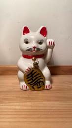 Poezen stambeeld (uit Japan), Ophalen of Verzenden, Zo goed als nieuw, Steen, Aardewerk of Keramiek, Dier