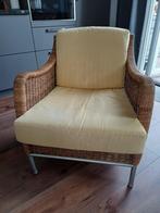 fauteuils, Huis en Inrichting, Fauteuils, Minder dan 75 cm, Riet of Rotan, Design, Gebruikt