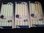 3 dozen Gouda stearine kaarsen, Huis en Inrichting, Overige materialen, Nieuw, Ophalen of Verzenden, Crème