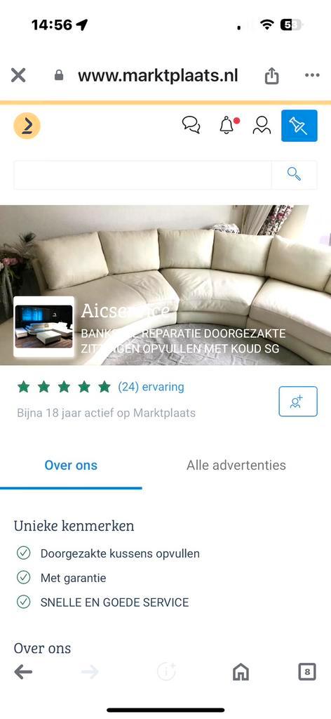 LEOLUX /ROLF BENZ / BANKEN €45.00 ZIE DE OMSCHRIJVING, Huis en Inrichting, Banken | Sofa's en Chaises Longues, Nieuw, Vierpersoons of meer