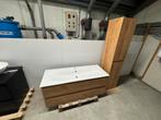 Badmeubel + hoge kast nieuw, Ophalen of Verzenden, Zo goed als nieuw, 25 tot 50 cm, Minder dan 100 cm