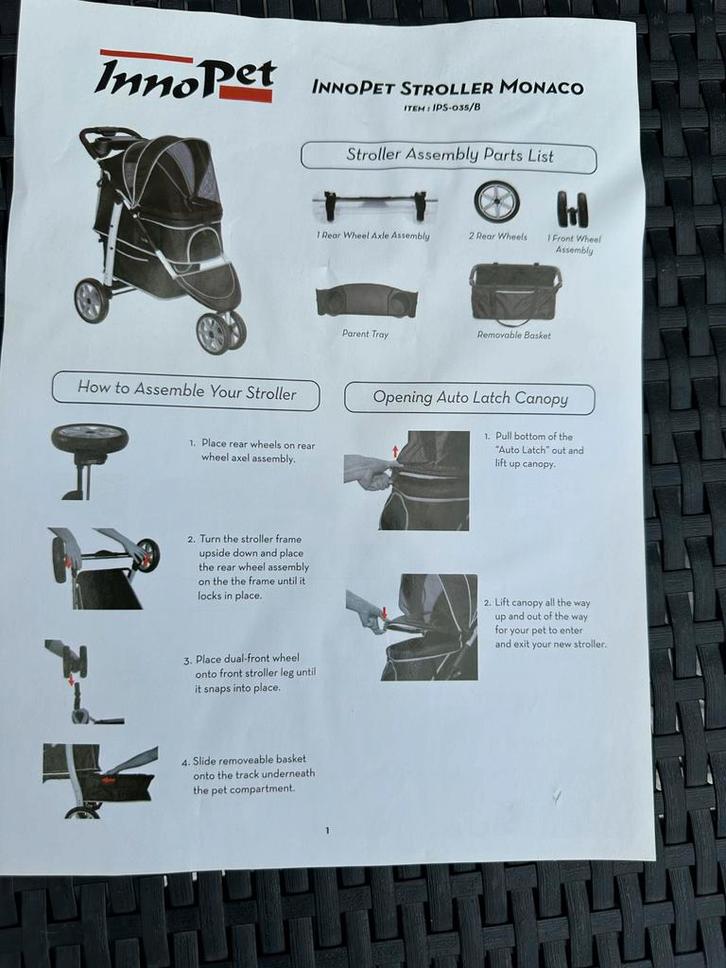 Mooie Honden buggy, Hobby en Vrije tijd, Stempelen, Zo goed als nieuw, Ophalen