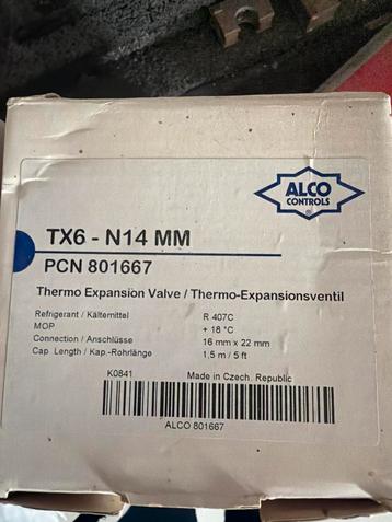 ALCO TX6-N14 MM Thermo Expansie Ventiel beschikbaar voor biedingen