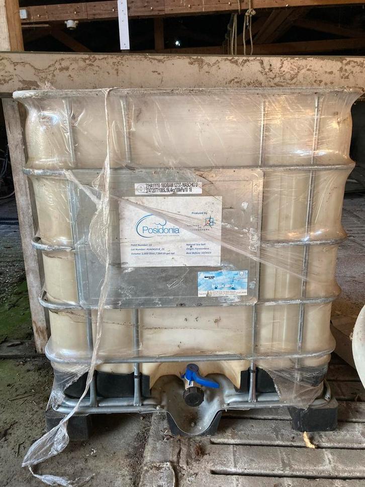 IBC Vat 1000 Ltr - Eenmalig Gebruikt, Zakelijke goederen, Machines en Bouw | Overig, Ophalen