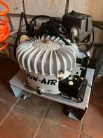jun-air minor fluisterstille compressor, Doe-het-zelf en Verbouw, Ophalen, Gebruikt, 6 tot 10 bar, Minder dan 200 liter/min