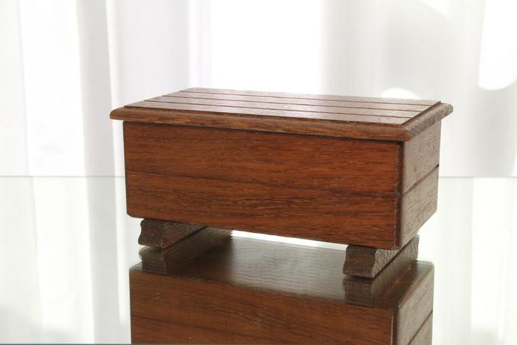 Miniatuur dekenkist Oisterwijk, Huis en Inrichting, Woonaccessoires | Overige, Zo goed als nieuw, Ophalen