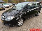 Opel Zafira 1.8 Temptation 7 Pers, 1e eigenaar apk 7-11-2026, 4 cilinders, Zwart, Origineel Nederlands, 750 kg