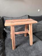 Houten bankje 50x45cm, Huis en Inrichting, Ophalen, Zo goed als nieuw, Hout