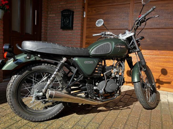Schakelbrommer Hanway Raw 50, Fietsen en Brommers, Brommeronderdelen | Scooters, Gebruikt, Overige merken, Overige typen, Ophalen