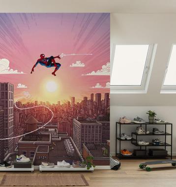 Spiderman Behang Air Swing - 200 x 250 - Gratis Verzending beschikbaar voor biedingen