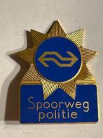 Spoorwegpolitie embleem verzamelspeld NS oud, Verzamelen, Verzenden, Landmacht, Nederland, Embleem of Badge