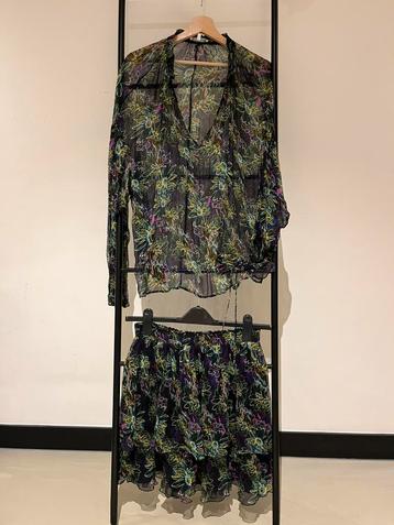 Prachtige blouse en rok van Patrizia Pepe, maat 44/46  beschikbaar voor biedingen