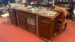 Notenhouten art deco dressoir, Huis en Inrichting, Kasten | Dressoirs, Ophalen, Klassiek, Zo goed als nieuw, X