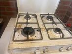 Indesit Gasfornuis - Gebruikt, Witgoed en Apparatuur, Fornuizen, Gebruikt, Gas, 85 tot 90 cm, 4 kookzones