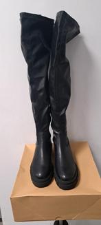 Zwarte EDITED Overknee Laarzen - Maat 40, Hoge laarzen, Zwart, -, Ophalen of Verzenden