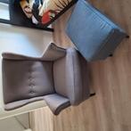 Fauteuil (gereserveerd) en krukje/hocker, Huis en Inrichting, Ophalen, Gebruikt