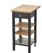 2x keukentrolley ikea(hout), Huis en Inrichting, Keuken | Keukenelementen, Zo goed als nieuw, Minder dan 100 cm, 25 tot 50 cm