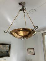 Hanglamp eettafel halogeen, Ophalen, Zo goed als nieuw, Retro vintage, Metaal