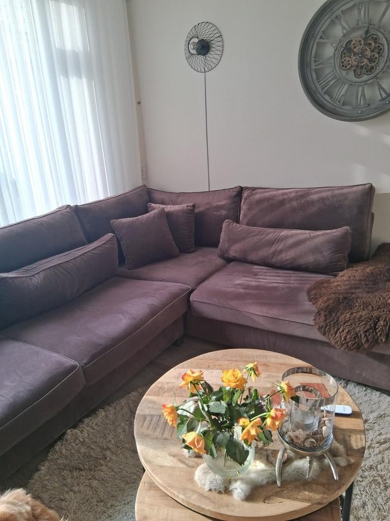 Hoekbank, Ophalen of Verzenden, Gebruikt, Stof, Hoekbank