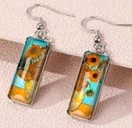 RVS oorbellen Van Gogh's Zonnebloemen, Overige materialen, Hangers, Apex CE Specialists GmbH, Mjcm190928@gmail.com