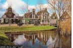 Ansichtkaart	Zaanse Schans	Typische huisjes, Ophalen of Verzenden, 1960 tot 1980, Gelopen, Noord-Holland